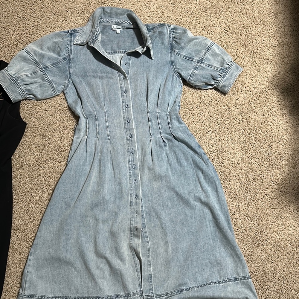 Sam Edelman Light Blue Denim Dress